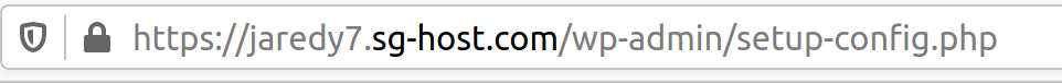 SSL indicator next to website address using Firefox