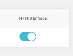 HTTPS Enforce activated in SiteGround's Site Tools